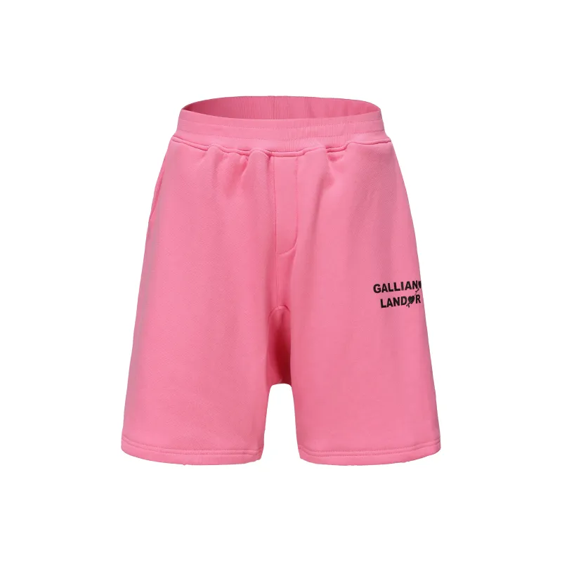 GALLIANO LANDOR Shorts Unisex Pink-0