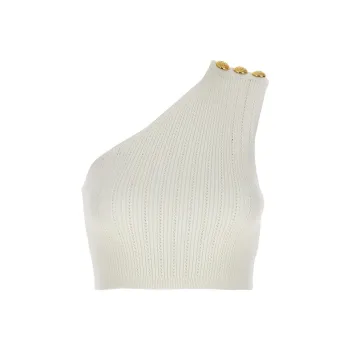 BALMAIN Tank Tops Women's Beige