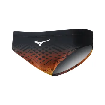 Mizuno Swimming Shorts Men's Black Orange