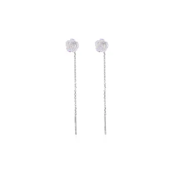 SHEEHHYY S999 Fine Silver Earrings Women's
