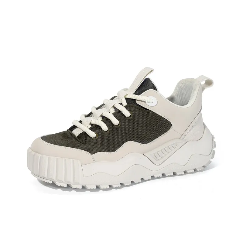 Ruomini Abrasion Resistant Lightweight Height Increasing Low Top Casual Shoes Men's-5