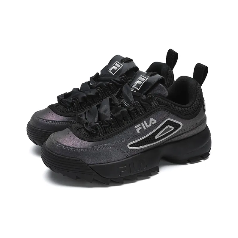 FILA Disruptor 2 Anti Slip Wear Resistant Low Top Casual Shoes Women's Black-2