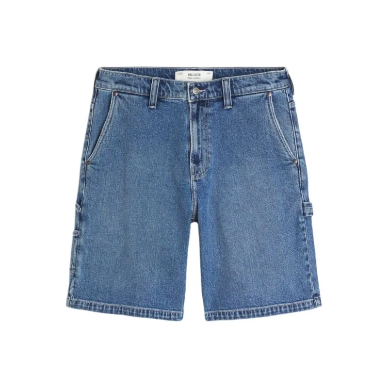 Hollister Denim Shorts Men's Medium Blue-0