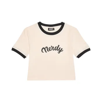 NERDY SS22 T Shirt Women's Cream