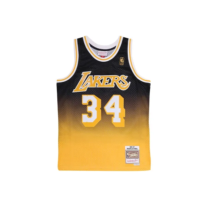 Mitchell & Ness Basketball Jerseys Unisex Yellow Black-0