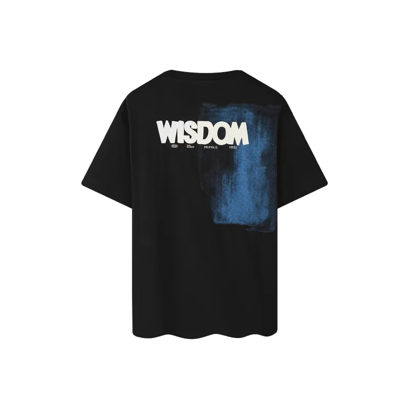 HLA T Shirt Men's Black Pattern T8-1