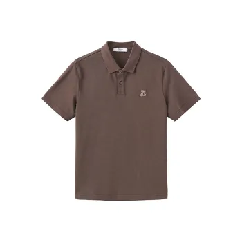 ZUO Polo Shirts Men Coffee