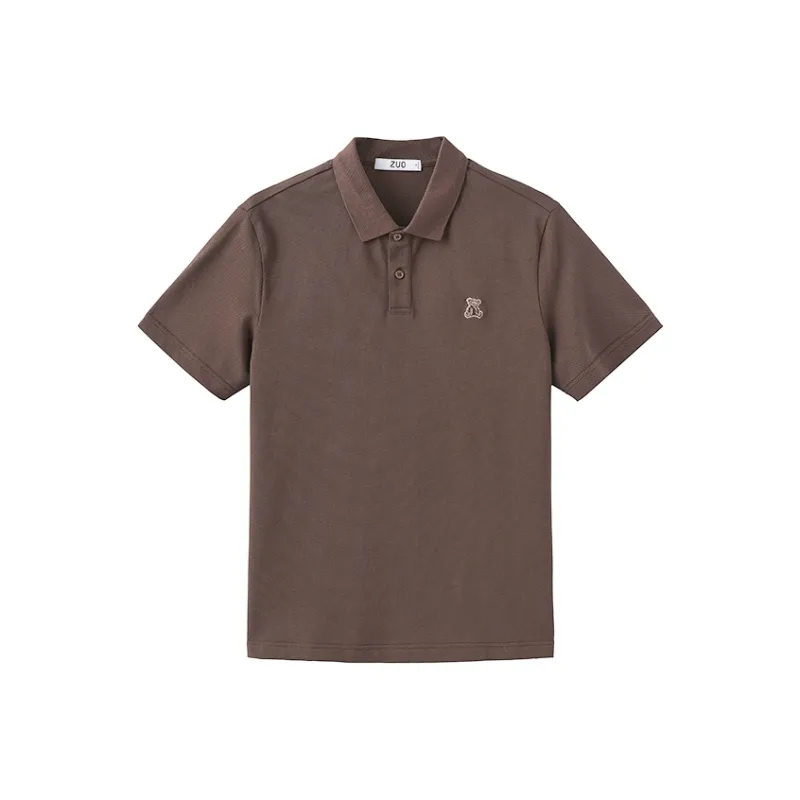 ZUO Polo Shirts Men Coffee-0