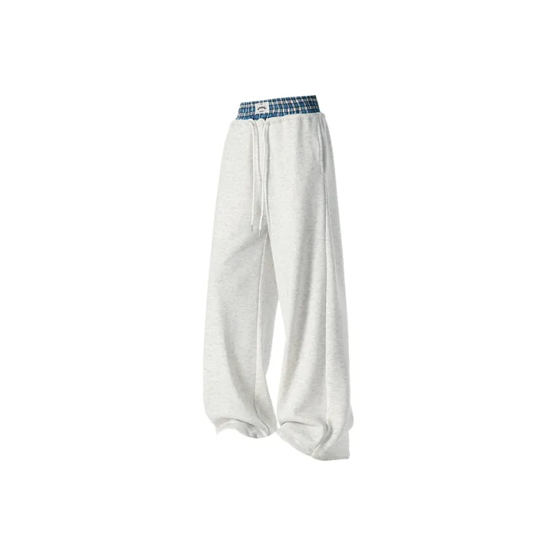 T-IRA Casual Pants Unisex White Heather Gray-0