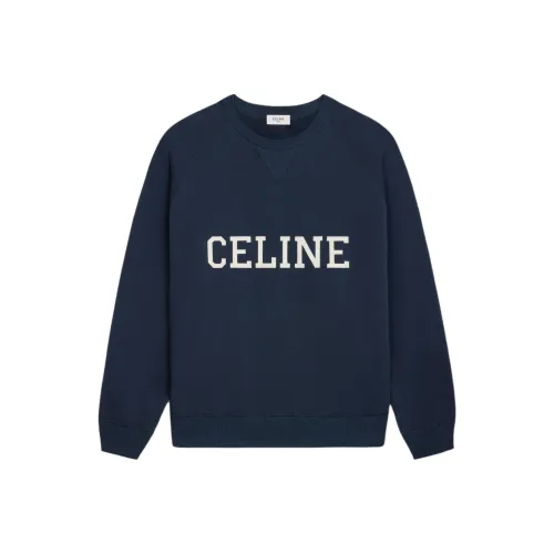 CELINE SS25 Sweatshirt Men's Blue