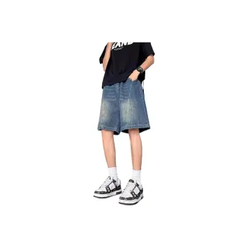 KVIV Denim Shorts Men's Vintage Blue 