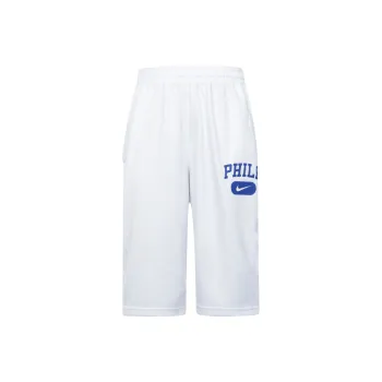 Nike NBA Dri Fit Casual Shorts Philadelphia 76ers Men's Ecru