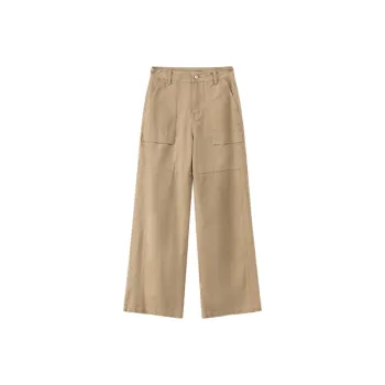 NO ONE ELSE Casual Pants Unisex Khaki