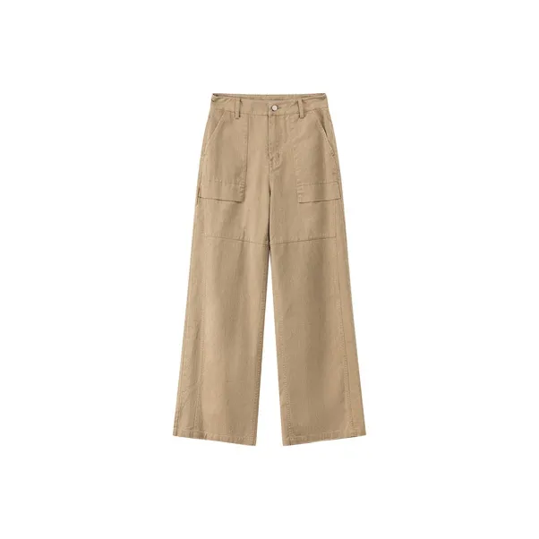 NO ONE ELSE Casual Pants Unisex Khaki-0
