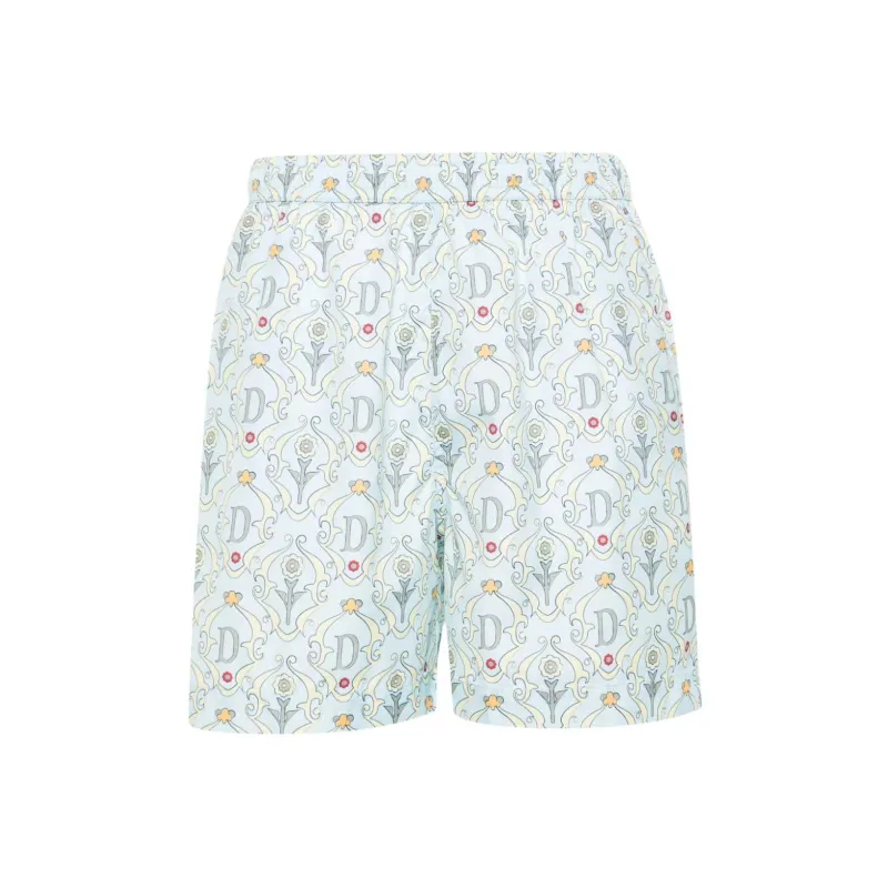 DROLE DE MONSIEUR Pattern Printed Swim Shorts-0