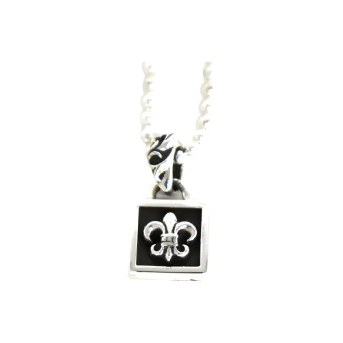 Chrome Hearts 925 Sterling Silver Necklaces Unisex Silver