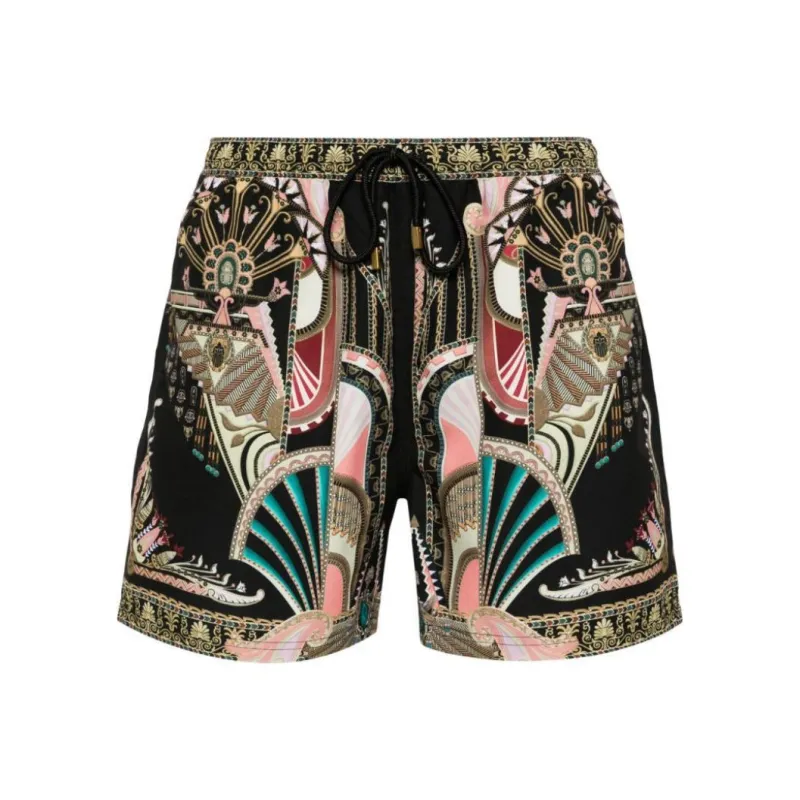 Camilla They Called Her Nefertari Swim Shorts-0