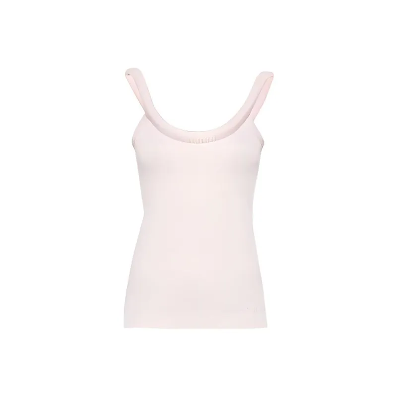 Alexander McQueen 3D Detailed Sleeveless Ribbed Top-0