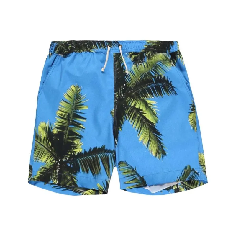 Blue Sky Inn Palm Tree print Swim Shorts-0