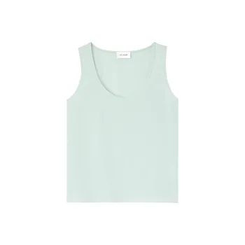St. John Scoop-neck Silk Tank Top