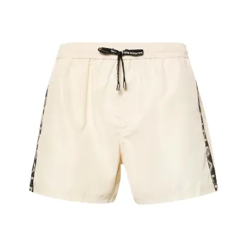 BALMAIN Logo Printed Swim Shorts