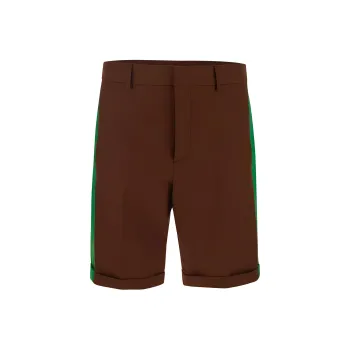 Valentino Side Stripe Tailored Shorts