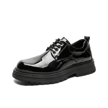 Medd Men's Casual Shoes Men Low Top Bright Black