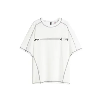 H&M T-Shirt Women's Cream/Formula 1