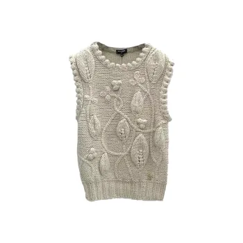 CHANEL Tank Tops Women's Beige