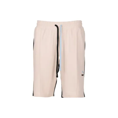 PUMA Culture Maker Logo Sports Shorts Men Pink