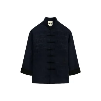 XUANSHENG Puffer Jacket Men's Navy Blue