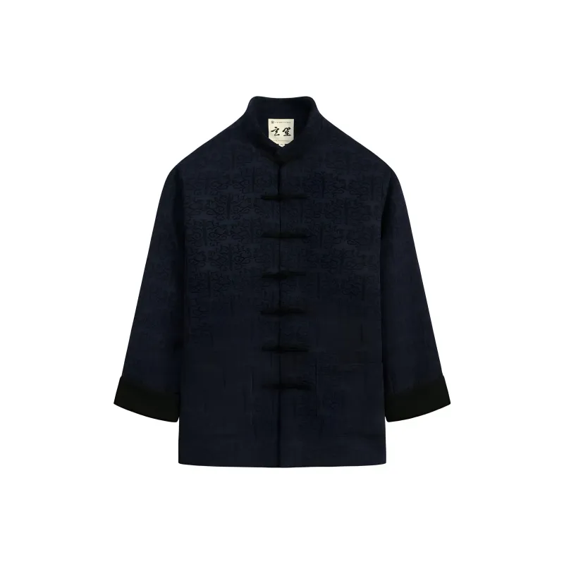 XUANSHENG Puffer Jacket Men's Navy Blue-0