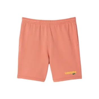 LACOSTE Logo print Organic Cotton Track Shorts