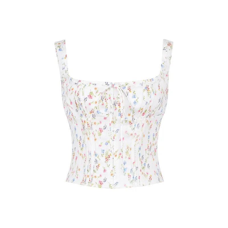 HOUSE OF CB CHICCA Tank Top Women's WHITE/White-5