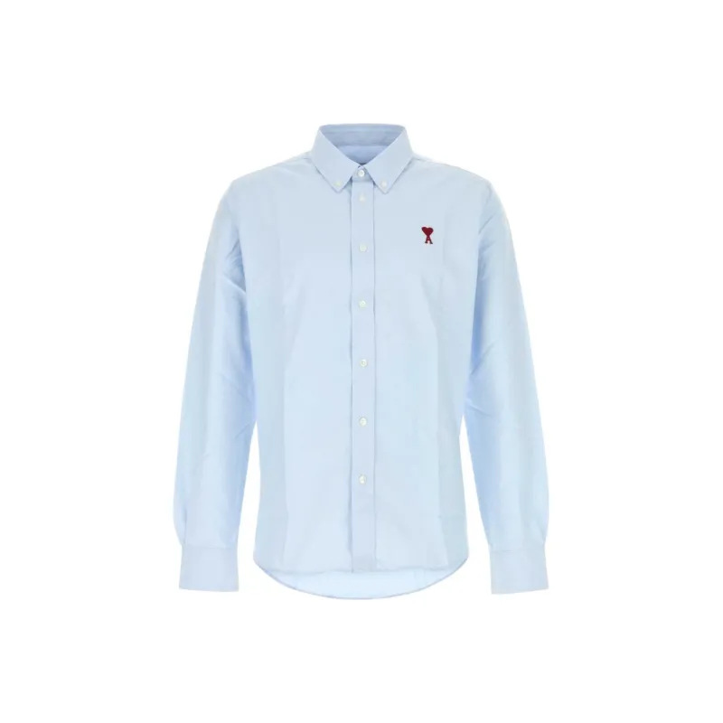 AMIPARIS Paris Ami De Coeur Logo Embroidered Shirt-0