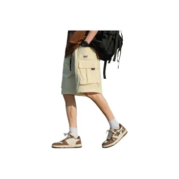 Warrior Huichao Riding The Wind Collection Cargo Shorts Unisex Black