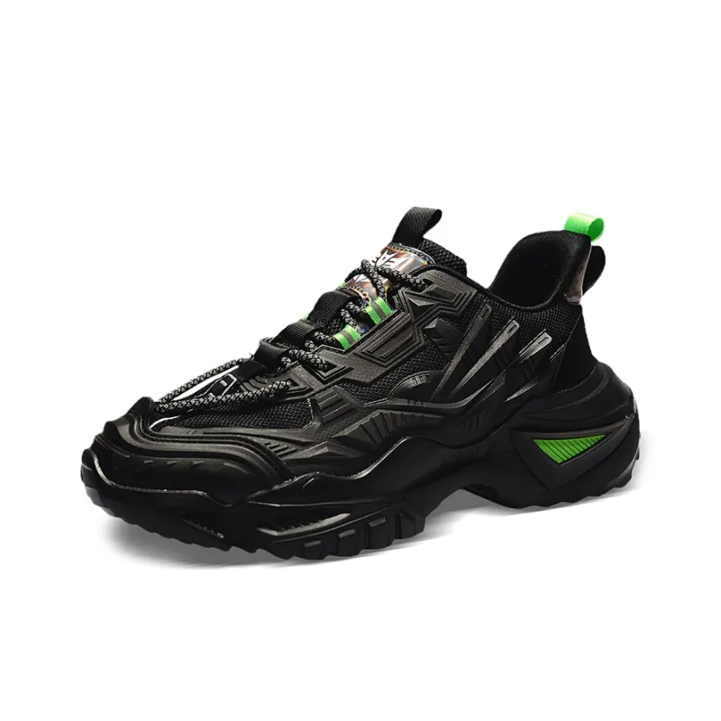 OFFER AITR Cushioning Slip Resistant Height Increasing Low Top Chunky Sneakers Unisex-1