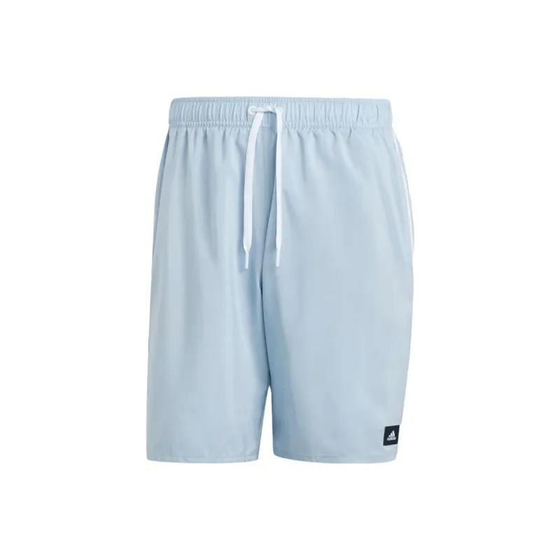 Adidas 3 Stripes Clx Swim Shorts Swimming Shorts Men's Blue White-0