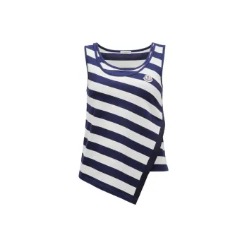 Moncler Striped Asymmetric Tank Top