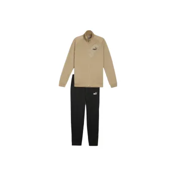 PUMA POWER POLY TRACKSUIT Casual Sportswear Men's Coffee+Black