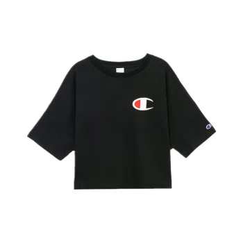 Champion Straight T-Shirt Japan Version Women's Black