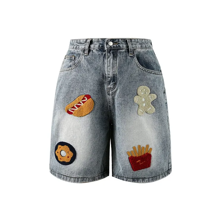 Universal Templates Denim Shorts Unisex-3