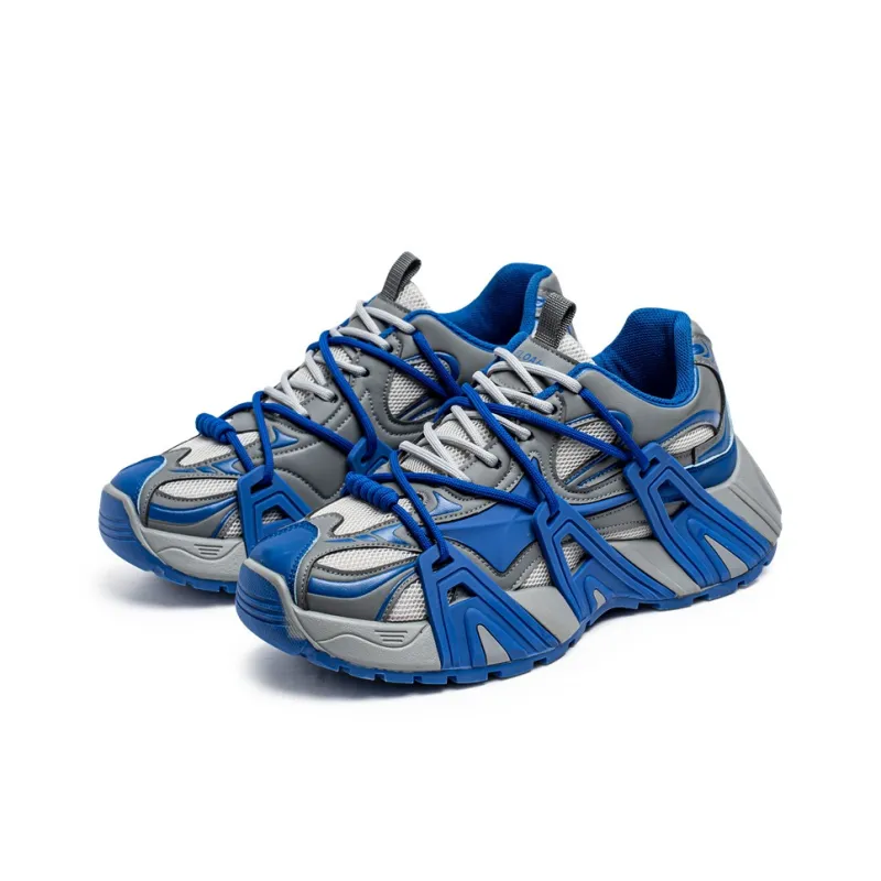 Magelly Shock Absorbers With Slip Resistant And Abrasion Resistant Properties Low Top Chunky Sneakers Men's-6
