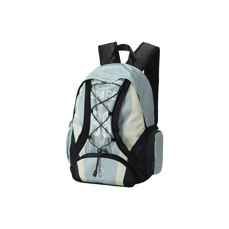 Spare No Pains. Polyester Backpack Unisex Gray-1