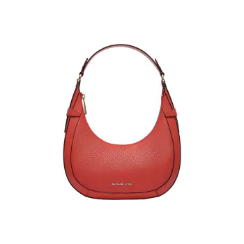 MICHAEL KORS Cow Leather With Artificial Leather Handbag, Shoulder Bag Small Size Women's Coral Red