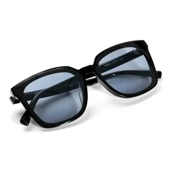 HELEN KELLER Plate Frame Square Sunglasses Unisex