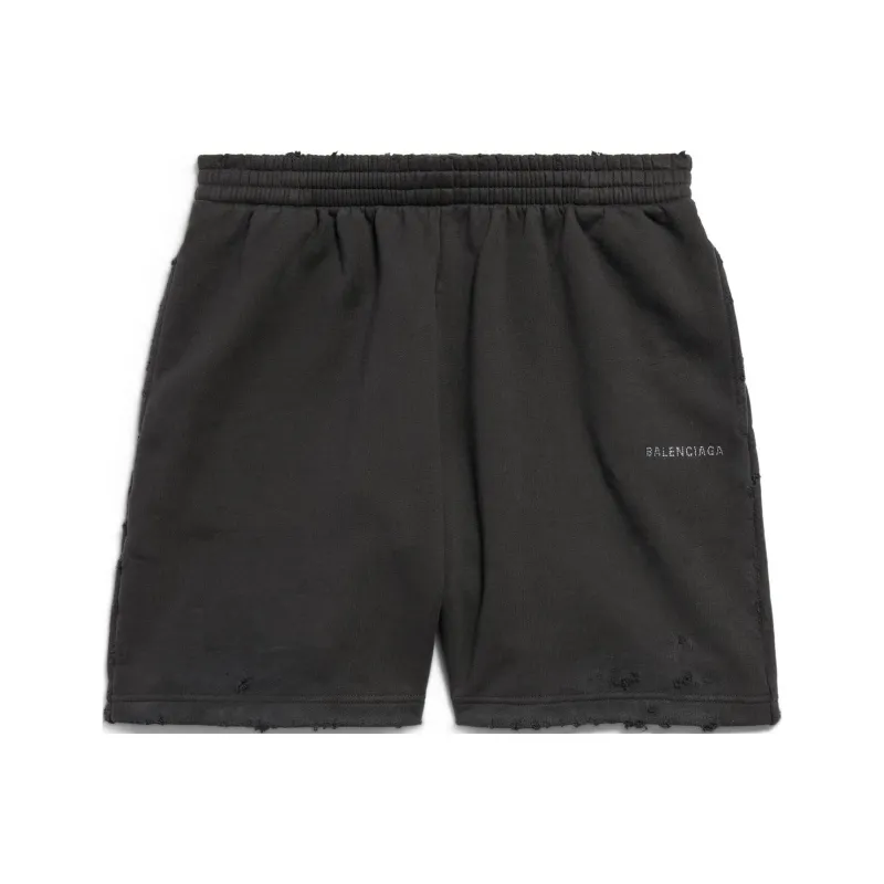 Balenciaga Logo Detailed Track Shorts-0