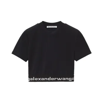 Alexander Wang Crop Tops Women's Black