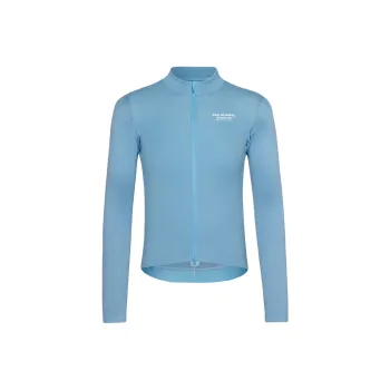 PAS NORMAL STUDIOS Escapism Wool LS Jersey Cycling Clothing Men's Sky Blue