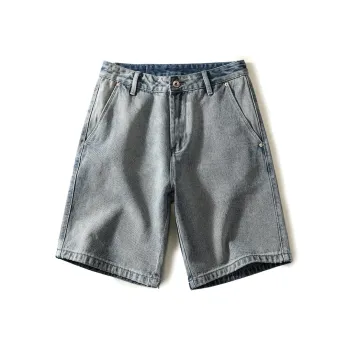 FAIRWHALE Denim Shorts Unisex Sky Blue